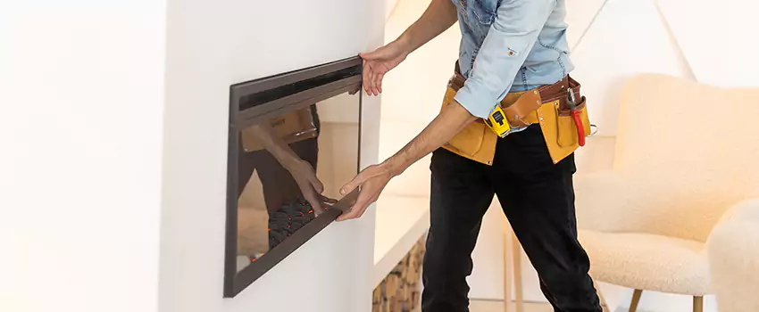 Metal Fireplace Installation in Mooresville, North Carolina