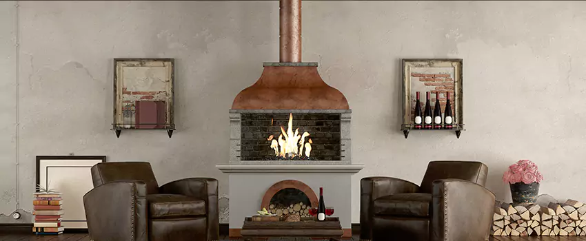 Thelin Hearth Products Providence Pellet Insert Fireplace Installation in Mooresville, NC