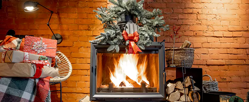 Travis Industries Linear Gas Fireplace Installation in Mooresville, North Carolina