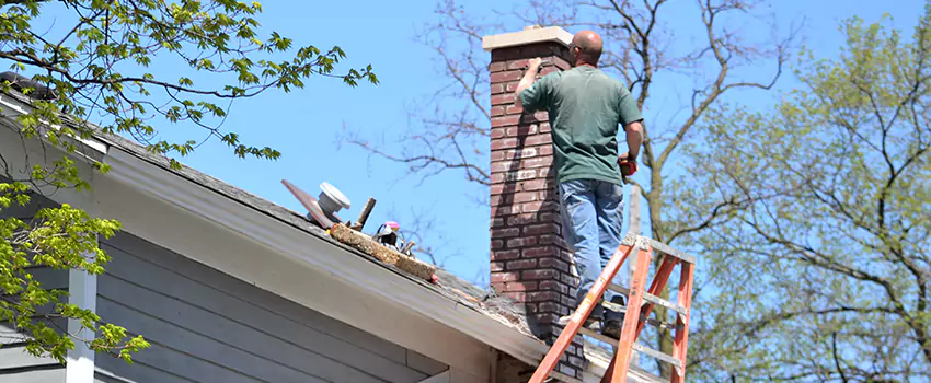 Vinyl and PVC Chimney Flashing Installation in Mooresville, NC