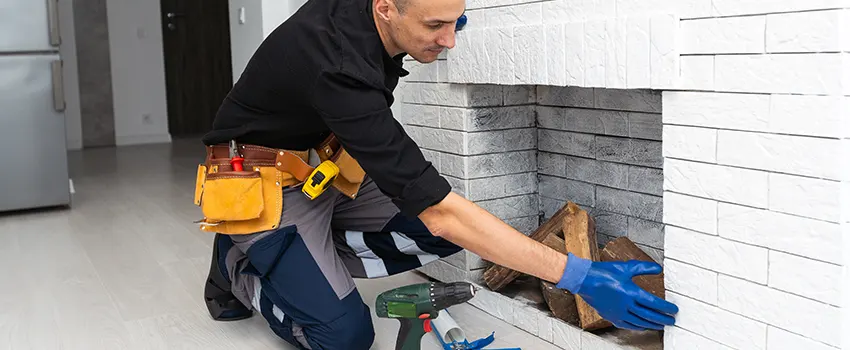 Fireplace Damaged Damper Frame Repair Services in Mooresville, North Carolina