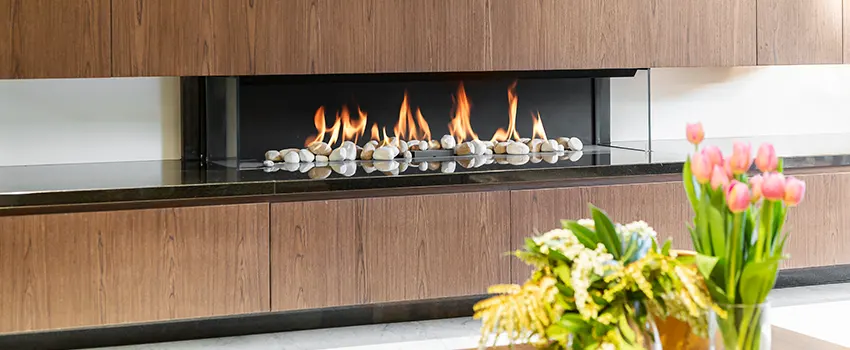 Double-height Fireplace Design Refurbishment in Mooresville, North Carolina